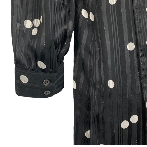 Nwt FRENCH Paris Sheer Polka Dot Dress - Picture 10 of 12